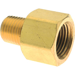 Eaton - 1/4 Male Thread x 3/8 Female Thread, Brass Industrial Pipe Adapter - USA Tool & Supply
