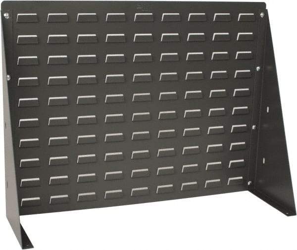 Quantum Storage - 120 Lb Capacity, 27" Deep x 8" Wide x 21" High, Steel Bench Rack - For Hanging Bins - USA Tool & Supply
