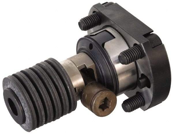 Kennametal - Neutral Cut, KM63 Modular Connection, Adapter/Mount Lathe Modular Clamping Unit - 2-3/8" Square Shank Diam, 116.4mm OAL, Through Coolant, Series CLNT Sub-Assembly Top Access - Exact Industrial Supply