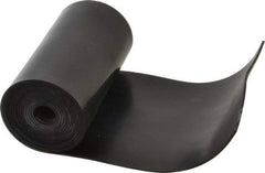Made in USA - 1/16" Thick x 4" Wide x 5' Long Black Buna-N Rubber Roll - Stock Length, Plain Back, 50 Shore A Durometer, 2,500 psi Tensile Strength, -20°F to 170°F - USA Tool & Supply