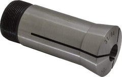 Interstate - 31/64 Inch 5C Round Collet - 3.28" Overall Length, 1.041-24 Internal Thread Size, Steel, 0.0005 Inch TIR - Exact Industrial Supply