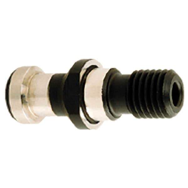 Iscar - BT40 Taper, M16x2 Thread, 15° Angle Radius, Standard Retention Knob - 2-1/8" OAL, 3/4" Knob Diam, 1.1417" from Knob to Flange, 0.2165" Coolant Hole, Through Coolant - Exact Industrial Supply