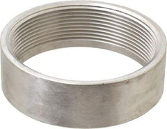 Merit Brass - 4" Grade 304 Stainless Steel Pipe Half Coupling - FNPT End Connections, 150 psi - USA Tool & Supply