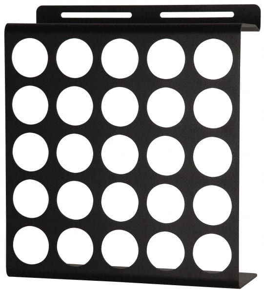 Big Bear Enterprises - 25 Hole NC/CNC Collet Storage Rack - USA Tool & Supply