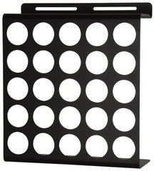 Big Bear Enterprises - 25 Hole NC/CNC Collet Storage Rack - USA Tool & Supply