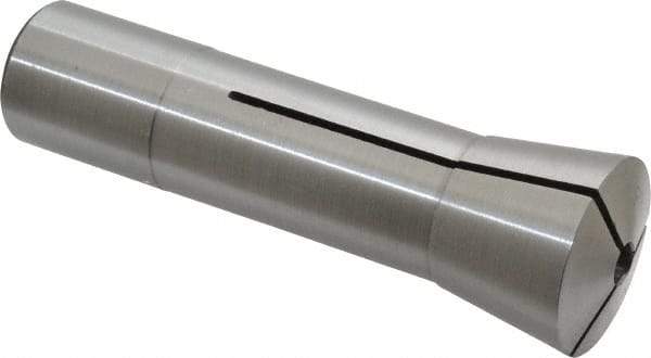 Interstate - 1/4 Inch Steel R8 Collet - 7/16-20 Drawbar Thread, 0.0007 Inch TIR - Exact Industrial Supply