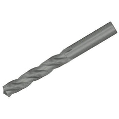 Kennametal - 1/4" 130° Solid Carbide Jobber Drill - Bright Finish, Right Hand Cut, Spiral Flute, Straight Shank, 3.74" OAL, Standard Point - USA Tool & Supply