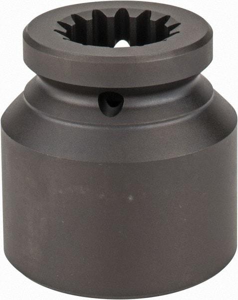Proto - #5 Spline Drive, 2" Socket, Impact Socket - 6 Points, 3-17/32" OAL - USA Tool & Supply