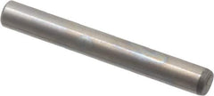 Value Collection - 1/8" Diam x 1" Pin Length Alloy Steel Oversized Dowel Pin - C 50-58 Hardness, 3,200 Lb Breaking Strength, 1 Beveled & 1 Rounded End - USA Tool & Supply