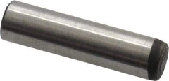 Value Collection - 3/16" Diam x 3/4" Pin Length Alloy Steel Oversized Dowel Pin - C 50-58 Hardness, 7,200 Lb Breaking Strength, 1 Beveled & 1 Rounded End - USA Tool & Supply