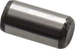 Value Collection - 1/4" Diam x 1/2" Pin Length Alloy Steel Oversized Dowel Pin - C 50-58 Hardness, 12,800 Lb Breaking Strength, 1 Beveled & 1 Rounded End - USA Tool & Supply