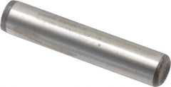 Value Collection - 1/4" Diam x 1-1/4" Pin Length Alloy Steel Oversized Dowel Pin - C 50-58 Hardness, 12,800 Lb Breaking Strength, 1 Beveled & 1 Rounded End - USA Tool & Supply