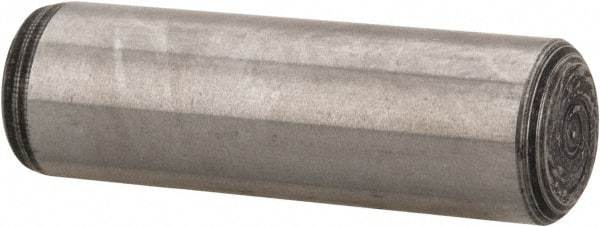 Value Collection - 5/16" Diam x 1" Pin Length Alloy Steel Oversized Dowel Pin - C 50-58 Hardness, 20,000 Lb Breaking Strength, 1 Beveled & 1 Rounded End - USA Tool & Supply