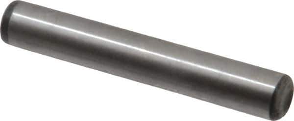 Value Collection - 5/16" Diam x 2" Pin Length Alloy Steel Oversized Dowel Pin - C 50-58 Hardness, 20,000 Lb Breaking Strength, 1 Beveled & 1 Rounded End - USA Tool & Supply