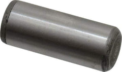 Value Collection - 1/2" Diam x 1-1/4" Pin Length Alloy Steel Oversized Dowel Pin - C 50-58 Hardness, 51,000 Lb Breaking Strength, 1 Beveled & 1 Rounded End - USA Tool & Supply