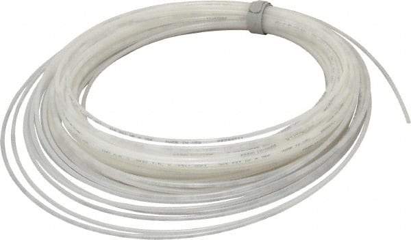 Coilhose Pneumatics - 1/16" ID x 1/8" OD, 100' Long, Polyethylene Tube - Natural, 120 Max psi, -60 to 200°F - USA Tool & Supply