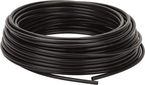 Coilhose Pneumatics - 0.17" ID x 1/4" OD, 100' Long, Polyethylene Tube - Black, 173 Max psi, -60 to 200°F - USA Tool & Supply