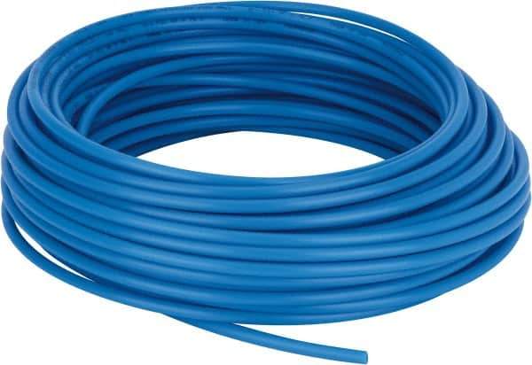 Coilhose Pneumatics - 0.17" ID x 1/4" OD, 100' Long, Polyethylene Tube - Blue, 173 Max psi, -60 to 200°F - USA Tool & Supply