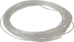 Coilhose Pneumatics - 1/16" ID x 1/8" OD, 50' Long, Polyurethane Tube - Clear, 233 Max psi, -60 to 200°F - USA Tool & Supply