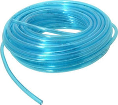 Coilhose Pneumatics - 1/4" ID x 3/8" OD, 100' Long, Polyurethane Tube - Trans Blue, 147 Max psi, -60 to 200°F - USA Tool & Supply