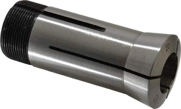 Interstate - 20 mm 5C Round Collet - 1.047-24 Internal Thread Size, Steel - Exact Industrial Supply