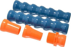 Loc-Line - 14" Hose Length, 3/4 & 5/8" Nozzle Diam, 3/4" Hose ID, Coolant Hose Kit - 3/4" NPT For Loc-Line Modular Hose Systems - USA Tool & Supply