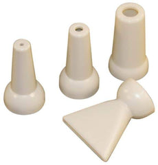 Cedarberg - 1/4" Hose Inside Diam x 1/16, 1/8, 1" (Flare), 1/4" (Round) Nozzle Diam, Coolant Hose Nozzle Kit - For Use with Snap-Loc Modular Hose System, 4 Pieces - USA Tool & Supply