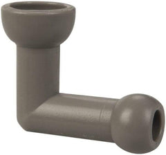 Cedarberg - 1/4" Hose Inside Diam, Coolant Hose Elbow - Female to Male, for Use with Snap Together Hose System, 2 Pieces - USA Tool & Supply