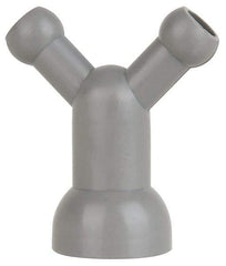 Cedarberg - 1/2" Hose Inside Diam, Coolant Hose Y-Fitting - For Use with Snap Together Hose System, 2 Pieces - USA Tool & Supply