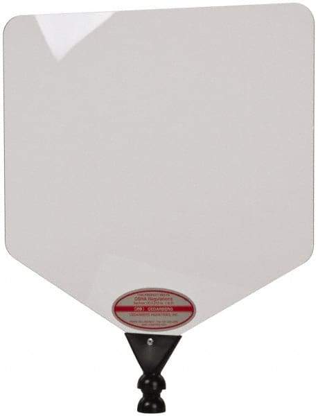 Cedarberg - 12 Inch Long x 12 Inch Wide Polycarbonate Replacement Shield - For Use With Opti Shield 8550-255 - USA Tool & Supply