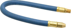 Coilhose Pneumatics - 18" Hose Length, 1/4" Nozzle Diam, 3/8" Hose ID, Coolant Hose - 1/4" NPT For Mist Coolant Systems - USA Tool & Supply