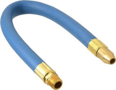 Coilhose Pneumatics - 18" Hose Length, 3/8" Nozzle Diam, 1/2" Hose ID, Coolant Hose - 3/8" NPT For Mist Coolant Systems - USA Tool & Supply