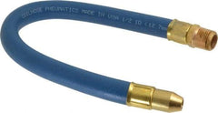 Coilhose Pneumatics - 18" Hose Length, 1/2" Nozzle Diam, 1/2" Hose ID, Coolant Hose - 1/2" NPT For Mist Coolant Systems - USA Tool & Supply