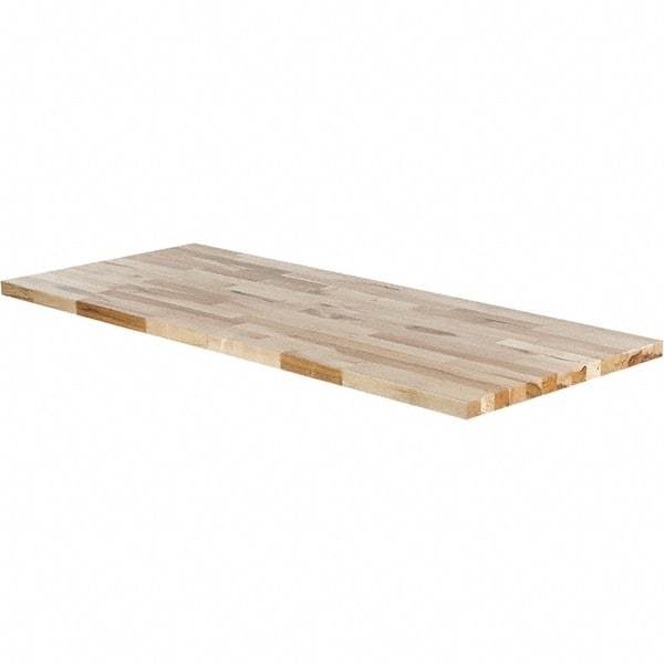 Made in USA - Maple Straight Edge Workbench & Workstation Work Bench Top - Use with Edsal Workbenches - USA Tool & Supply
