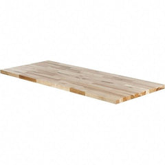 Made in USA - Maple Straight Edge Workbench & Workstation Work Bench Top - Use with Edsal Workbenches - USA Tool & Supply