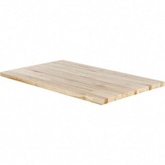 Made in USA - Maple Straight Edge Workbench & Workstation Work Bench Top - Use with Edsal Workbenches - USA Tool & Supply