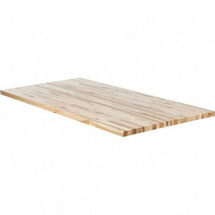 Made in USA - Maple Straight Edge Workbench & Workstation Work Bench Top - Use with Edsal Workbenches - USA Tool & Supply