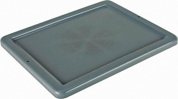 Rubbermaid - 19.6" Long x 15.6" Wide x 1" High Gray Lid - For Use with Rubbermaid - 1721, 1722 - USA Tool & Supply