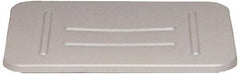 Rubbermaid - 22" Long x 16.5" Wide x 0.8" High Gray Lid - For Use with Rubbermaid - 3349 - USA Tool & Supply