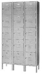 Lyon - 6 Door, 6 Tier, Locker - USA Tool & Supply