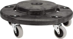 Rubbermaid - Round Polyethylene Twist-On Trash Can Dolly - Compatible with 20, 32, 44 & 55 Gal Containers, Compatible with Brute 2620, 2632, 2643, 2655 - USA Tool & Supply