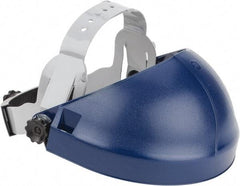 3M - Thermoplastic Ratchet Adjusted Headgear - Blue - USA Tool & Supply