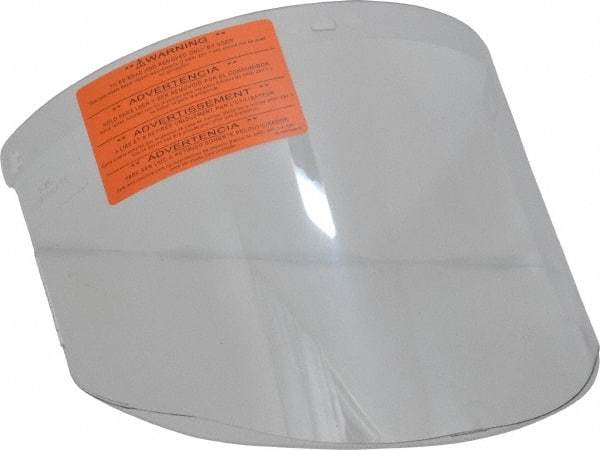 3M - Clear Propionate Welding Window - 9" High x 14-1/2" Wide x 0.8" Thick, Compatible with Aearo AOSafety 82500 & 82501 Headgear - USA Tool & Supply