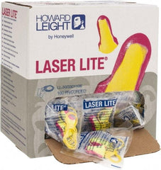 Howard Leight - Disposable, Corded, 32 dB, T Shape Earplugs - Magenta and Yellow, 100 Pairs - USA Tool & Supply