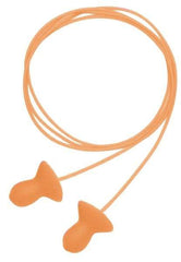 Howard Leight - Reusable, Corded, 26 dB, Taper Flare Earplugs - Orange, 50 Pairs - USA Tool & Supply