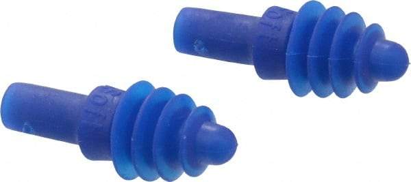 Howard Leight - Reusable, Uncorded, 27 dB, Flange Earplugs - Blue, 100 Pairs - USA Tool & Supply