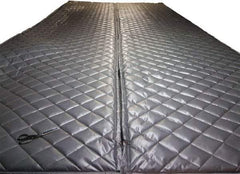 Singer Safety - 8' Long x 48" Wide, Fiberglass Panel - ASTM E-84 Specification, Metallic Gray - USA Tool & Supply