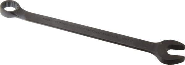 Proto - 23mm 12 Point Combination Wrench - 15° Offset Angle, 12-7/8" OAL, Steel, Black Finish - USA Tool & Supply