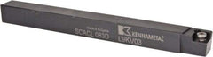 Kennametal - SCAC, Left Hand Cut, 10° Lead Angle, 1/2" Shank Height x 1/2" Shank Width, Neutral Rake Indexable Turning Toolholder - 6" OAL, CC..32.5. Insert Compatibility, Series Screw-On - USA Tool & Supply