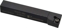 Kennametal - SCLC, Left Hand Cut, 5° Lead Angle, 3/8" Shank Height x 3/8" Shank Width, Neutral Rake Indexable Turning Toolholder - 2-1/2" OAL, CC..21.5. Insert Compatibility, Series Screw-On - USA Tool & Supply